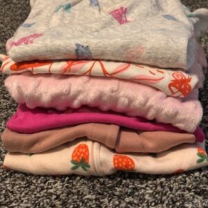 Bundle of 6 Baby Girl Bodysuits